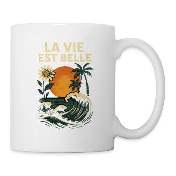 Sous le Soleil - Mug blanc - blanc - Droite