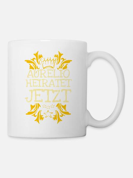 Bachelor Aurelio - Tasse - Weiß