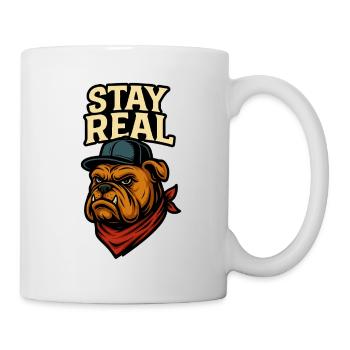 Toujours Authentique - Mug blanc - blanc - Droite