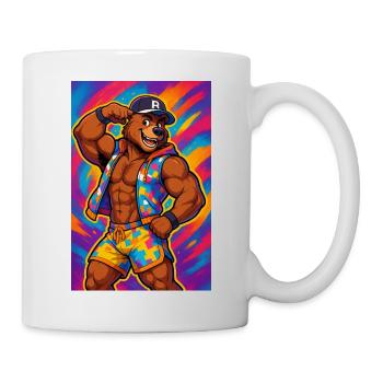 Bär model - Tasse - Weiß - Rechts