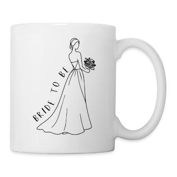 Bride to be - Filigree Bride Illustration - Mug - white - Right