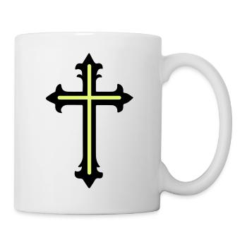 Cross Symbol Line - Mug - white - Right