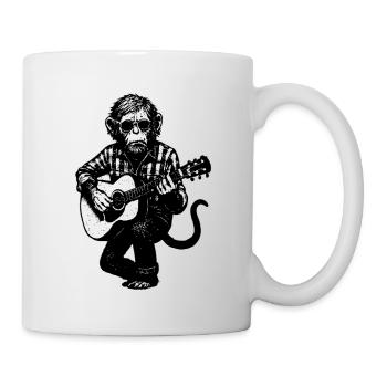 The Monkey Dace Band Guitar - Mug - white - Right