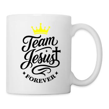 Team Jesus Spruch - Tasse - Weiß - Rechts