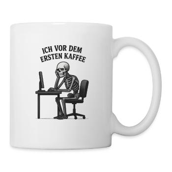 Vor dem ersten Kaffee - Tasse - Weiß - Rechts