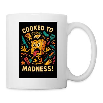 Wahnsinn gekocht - Tasse - Weiß - Rechts