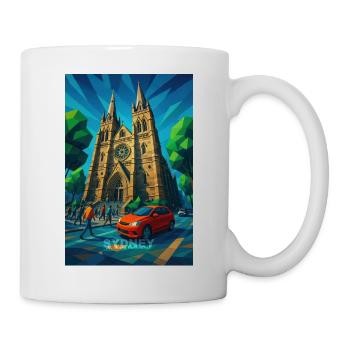 Sydney ST MARY CATHEDRAL – Gotik unter der Sonne - Tasse - Weiß - Rechts