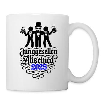 Junggesellen Abschied 2025 Jga Party - Tasse - Weiß - Rechts
