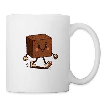 Brownie heureux - Mug blanc - blanc - Droite