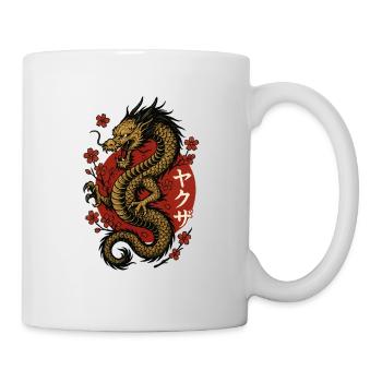 Yakuza Dragon - Tasse - Weiß - Rechts