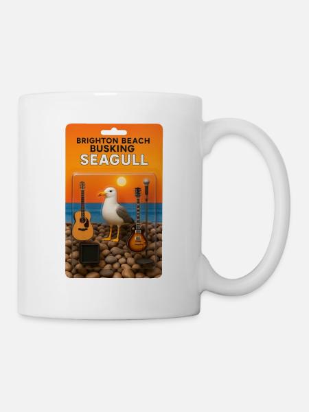 BBB Seagull Action Figure v3 - Mug - white