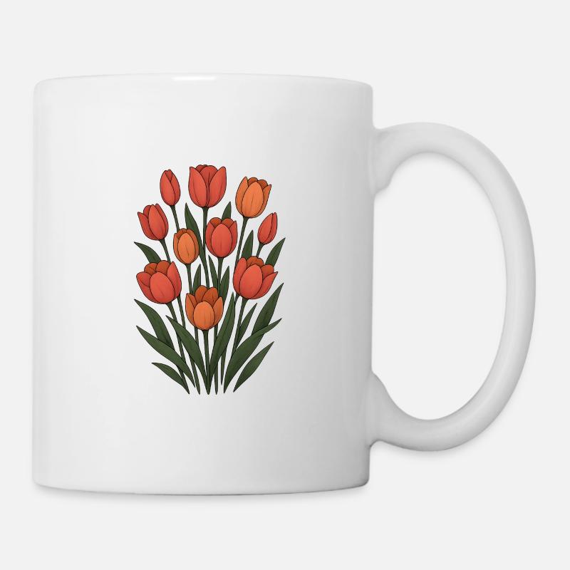 Tulips - Mug - white