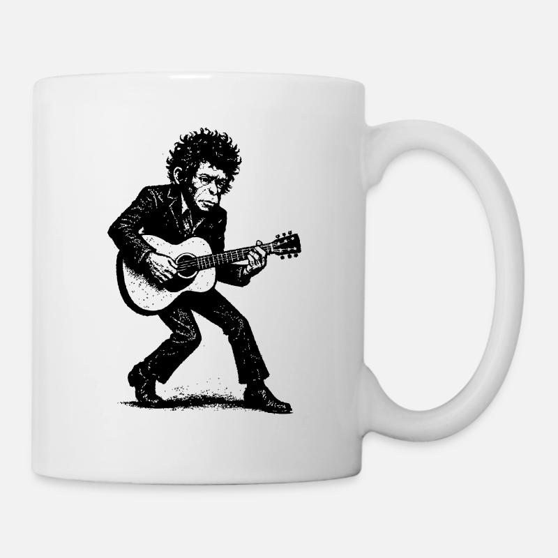 Auteur-compositeur-interprète | Le Singe Danseur - Mug blanc - blanc