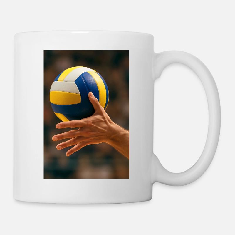 Volley-ball - En pleine répression - Mug blanc - blanc