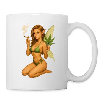 Spliffi La Grüne - Tasse - Weiß - Rechts