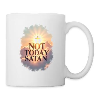 Not Today Satan - Mug - white - Right