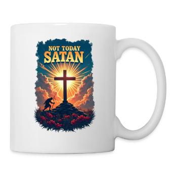 Not Today Satan - Mug - white - Right