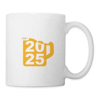 Bier Liga Logo Maßkrug Vatertag 2025 Papa 2 - Tasse - Weiß - Rechts