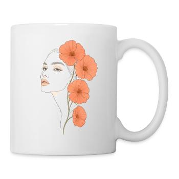 Blooming Beauty - Tasse - Weiß - Rechts