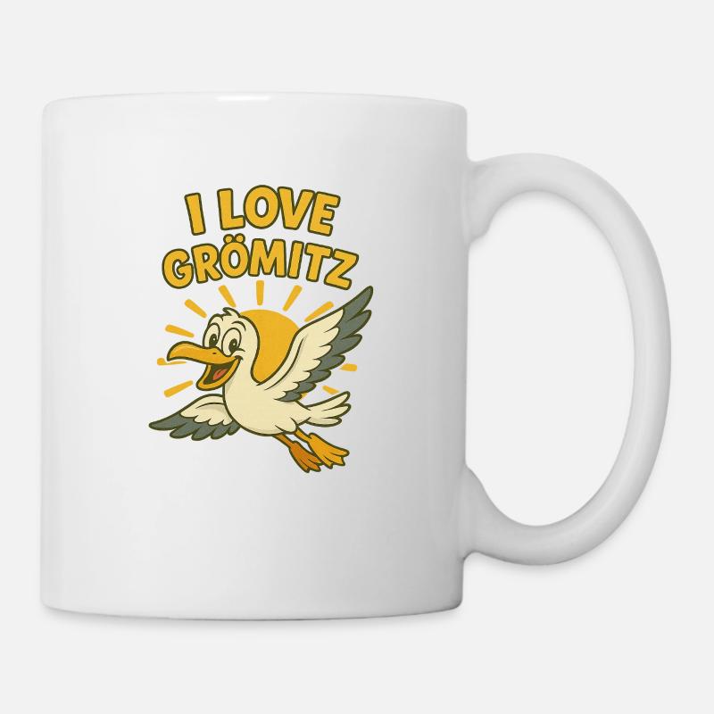 I love Grömitz - Tasse - Weiß