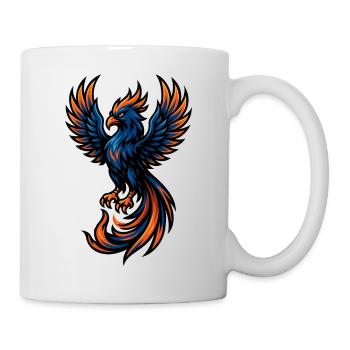Phoenix – Fiery Rebirth | Urban Zodiac Mascot - Mug - white - Right