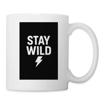 Restez fort - Mug blanc - blanc - Droite
