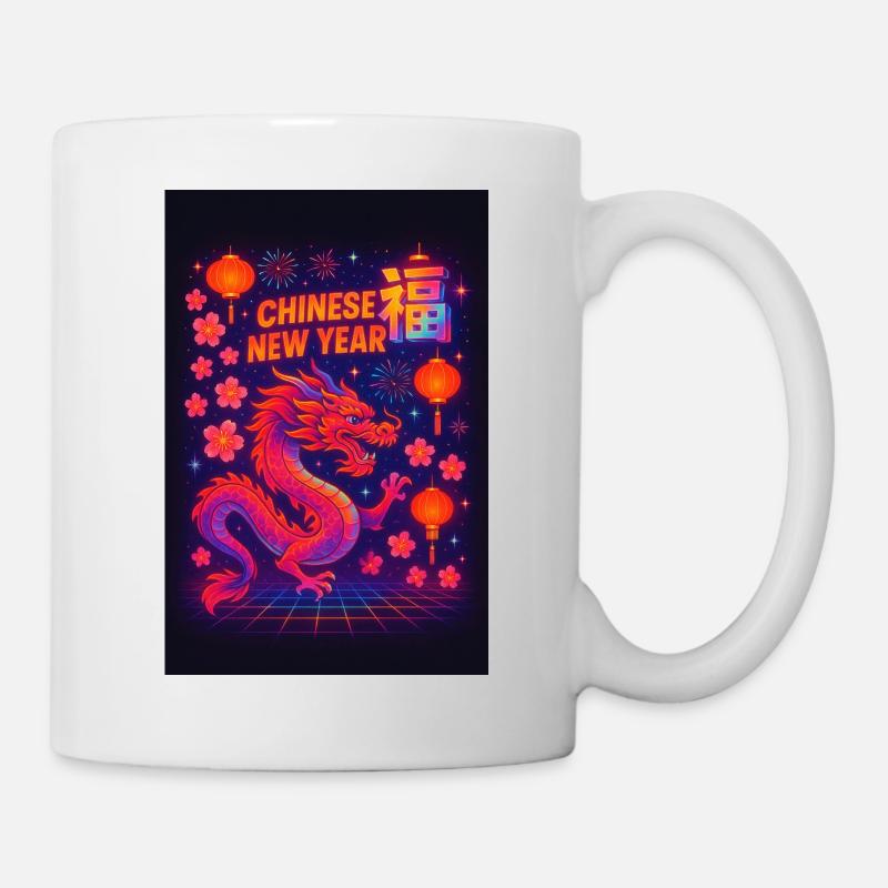 image nouvel an chinois - Mug blanc - blanc