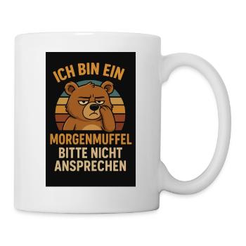 Morgenmuffel - Tasse - Weiß - Rechts