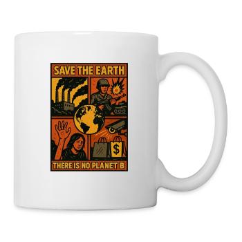 Unsere Erde - Tasse - Weiß - Rechts