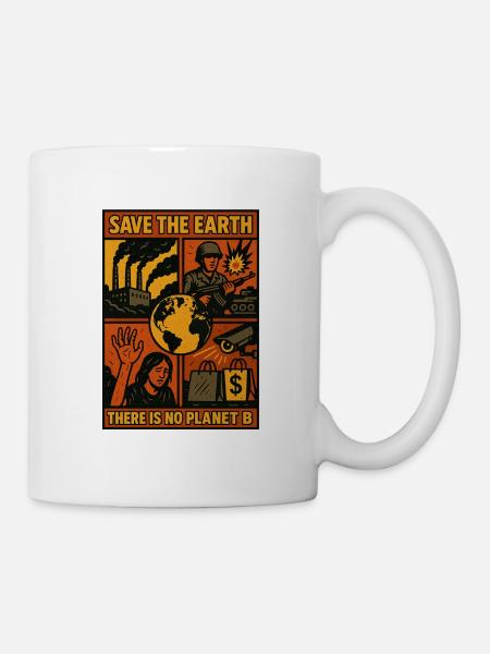 Unsere Erde - Tasse - Weiß