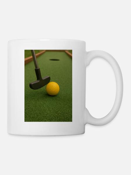 Sport - Minigolf - Tasse - Weiß