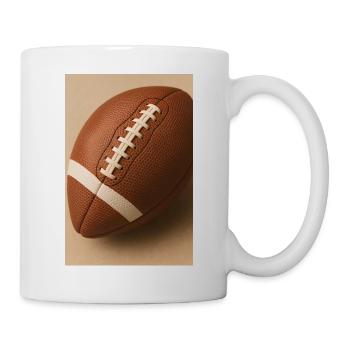 Sports - Rugby, ballon - Mug blanc - blanc - Droite