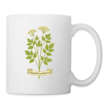 Achillea millefolium | Sanfte Stärke der Wiese - Tasse - Weiß - Rechts