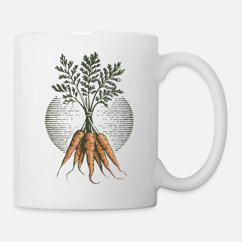 Earthy Carrots - Mug - white