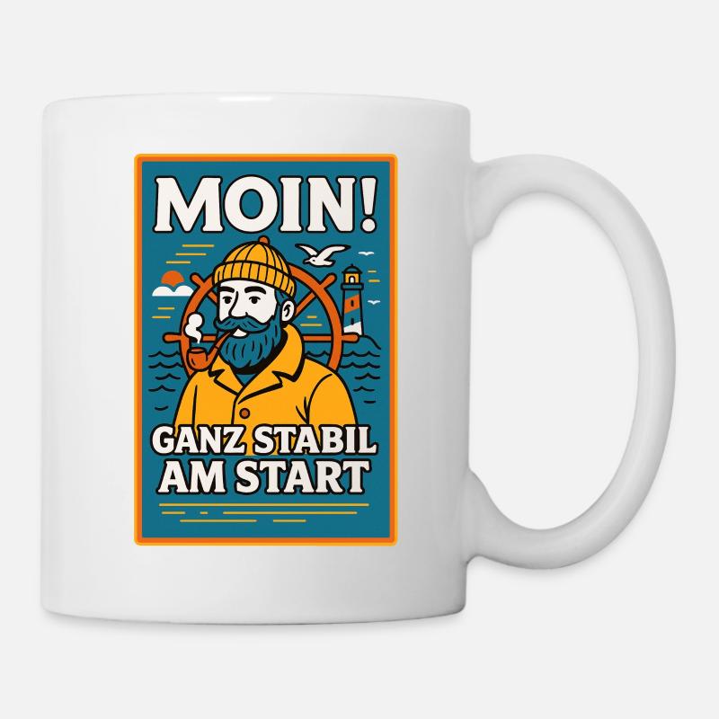 Stabiles Moin! - Tasse - Weiß