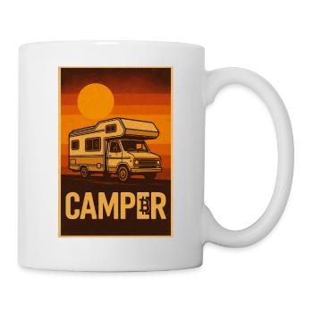 Camper rencontre Bitcoin - Mug blanc - blanc - Droite