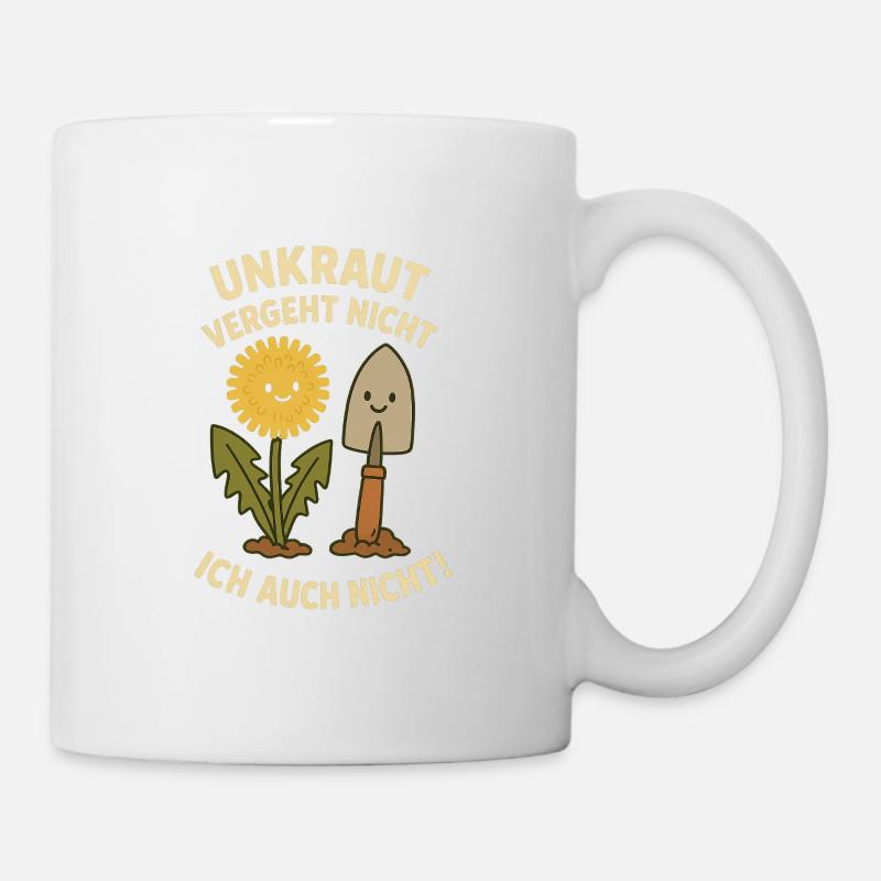 Jardinier Design Weed, Drôle de jardinier - Mug blanc - blanc
