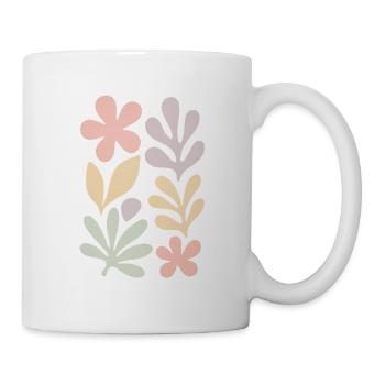 Floral harmony – soft pastel shades - Mug - white - Right