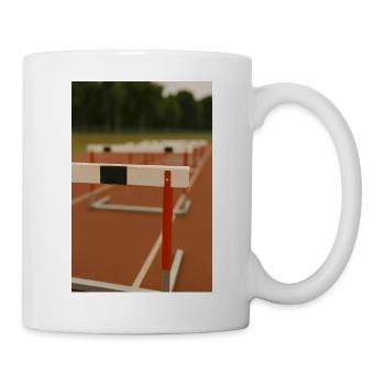 Sport - Haies en athlétisme - Mug blanc - blanc - Droite