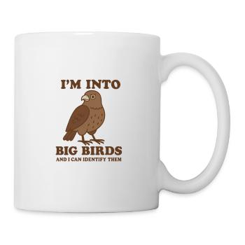 I’m Into Big Birds – Birder Shirt - Mug - white - Right