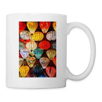 Laternenzauber Vietnams - Tasse - Weiß - Rechts