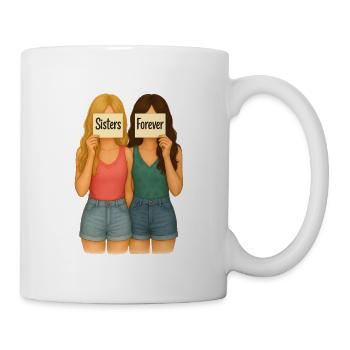 Sœurs pour toujours - Mug blanc - blanc - Droite