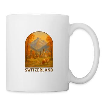 Schweiz - Tasse - Weiß - Rechts