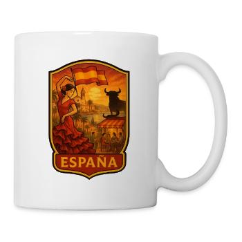Spanien - Tasse - Weiß - Rechts