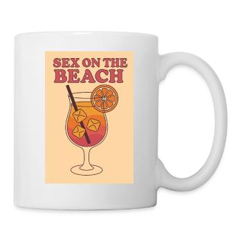 Sex on the beach - Mug blanc - blanc - Droite