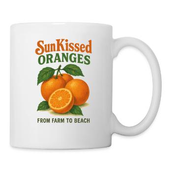 Orange Citrus Fruit Summer Holiday Lemonade - Mug - white - Right