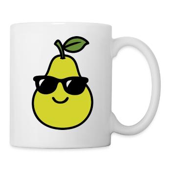 Birnenkopf - Tasse - Weiß - Rechts