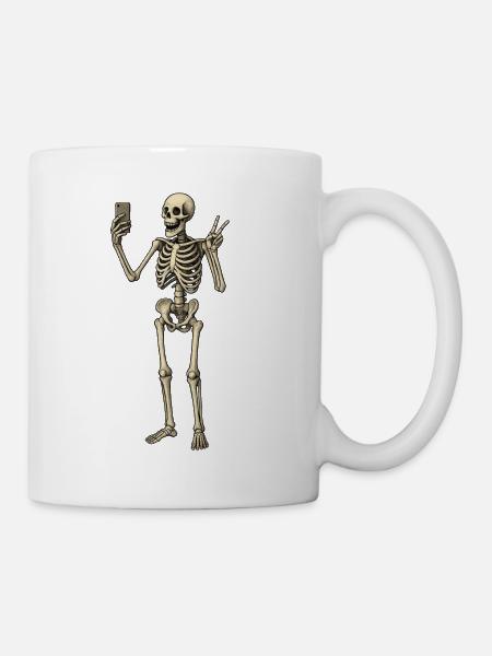 Selfie - Tasse - Weiß