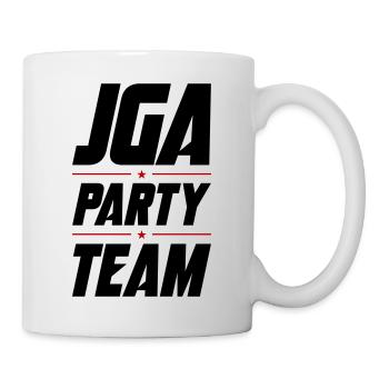 JGA Party Team Junggesellenabschied - Tasse - Weiß - Rechts