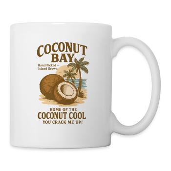 Coconut Summer Sun Retro Graphic - Mug - white - Right